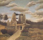 Henri Rousseau The Stone Quarry oil